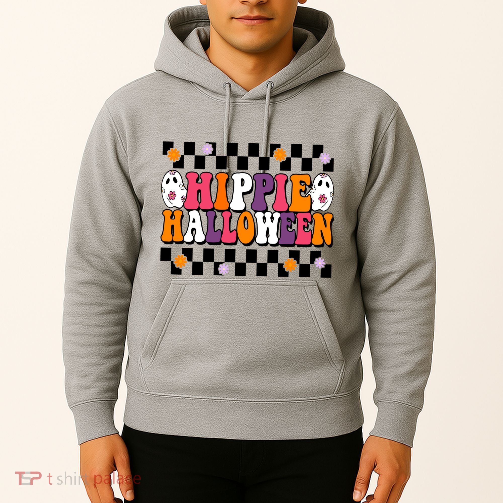 Hippie Halloween Cute Retro Hoodie