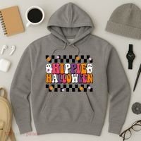 Hippie Halloween Cute Retro Hoodie thumb 3