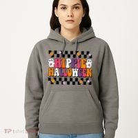 Hippie Halloween Cute Retro Hoodie thumb 5