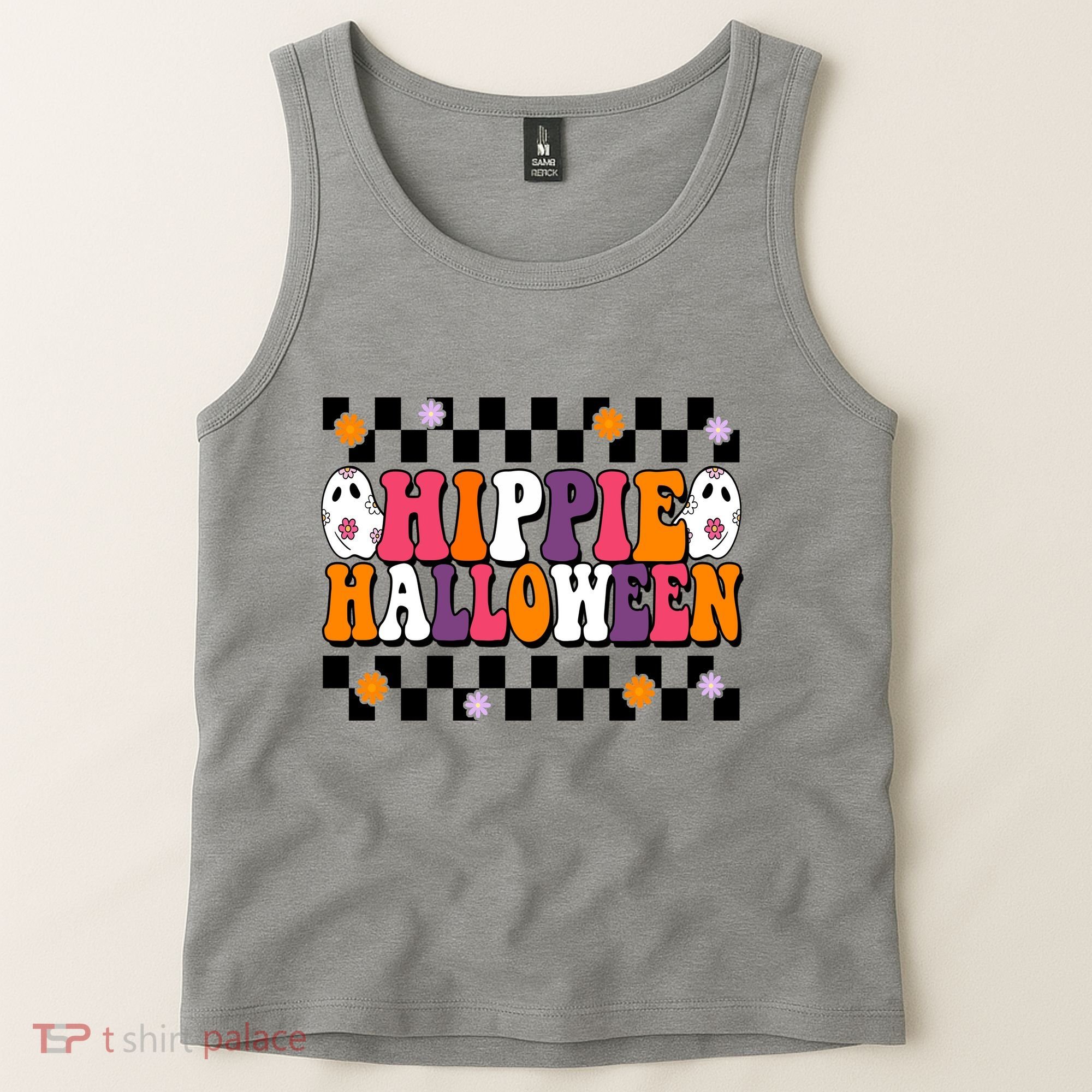 Hippie Halloween Cute Retro Tank Top