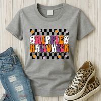 Hippie Halloween Cute Retro Women's T-Shirt thumb 3
