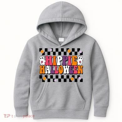 Hippie Halloween Cute Retro Kids Hoodie