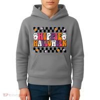 Hippie Halloween Cute Retro Kids Hoodie thumb 4