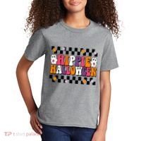 Hippie Halloween Cute Retro Kids T-Shirt thumb 2
