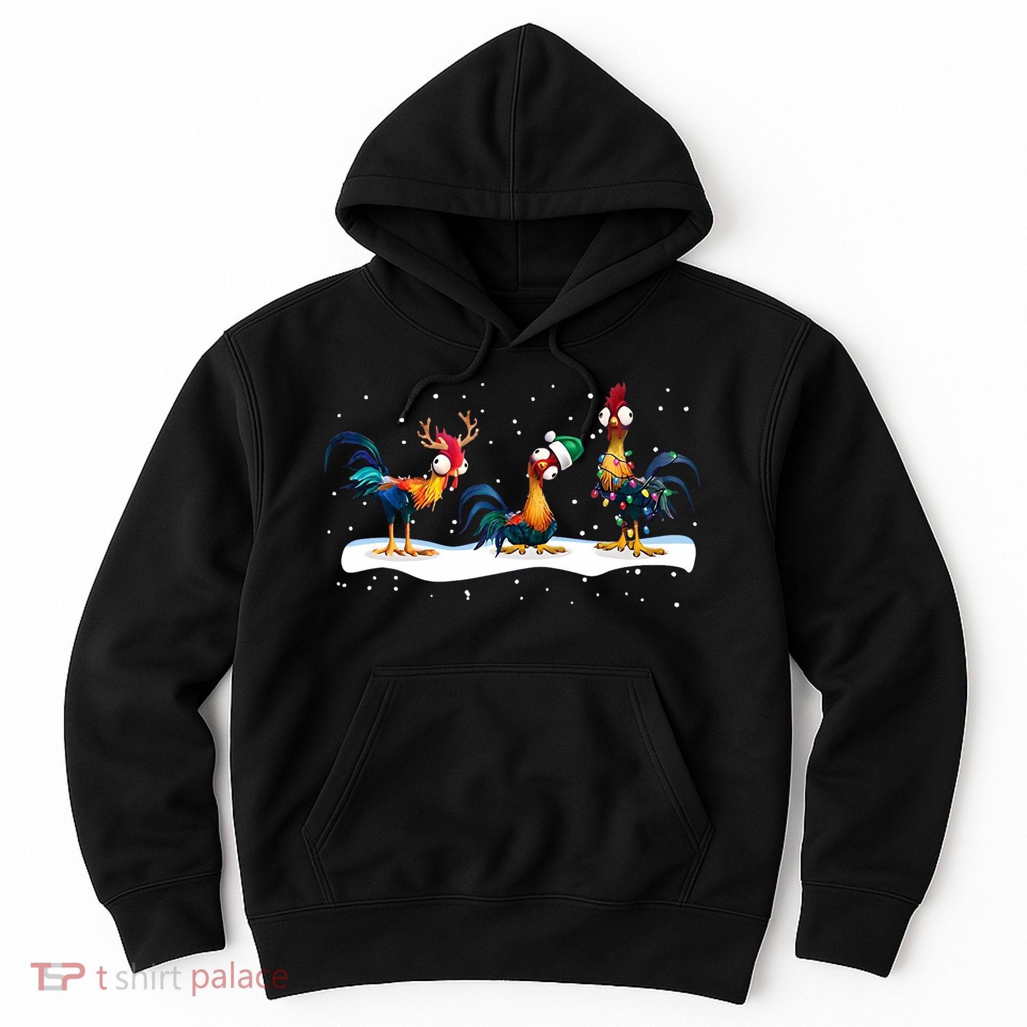Hei Hei Chicken Christmas Hoodie