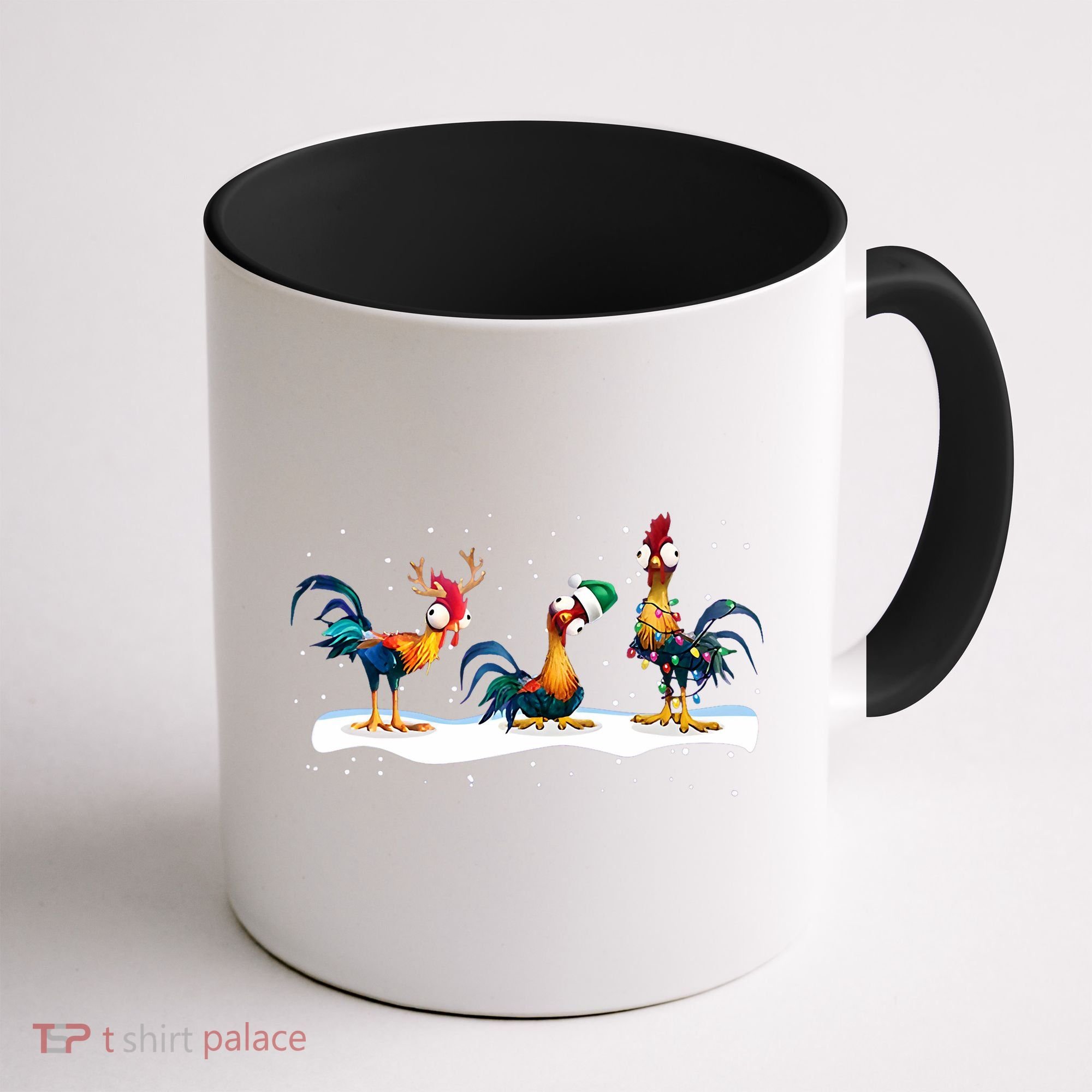 Hei Hei Chicken Christmas Coffee Mug