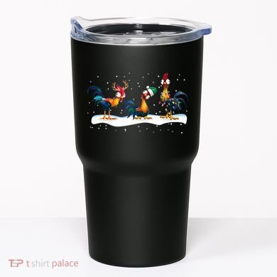 Hei Hei Chicken Christmas Tumbler