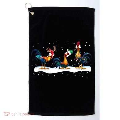 Hei Hei Chicken Christmas Golf Towel