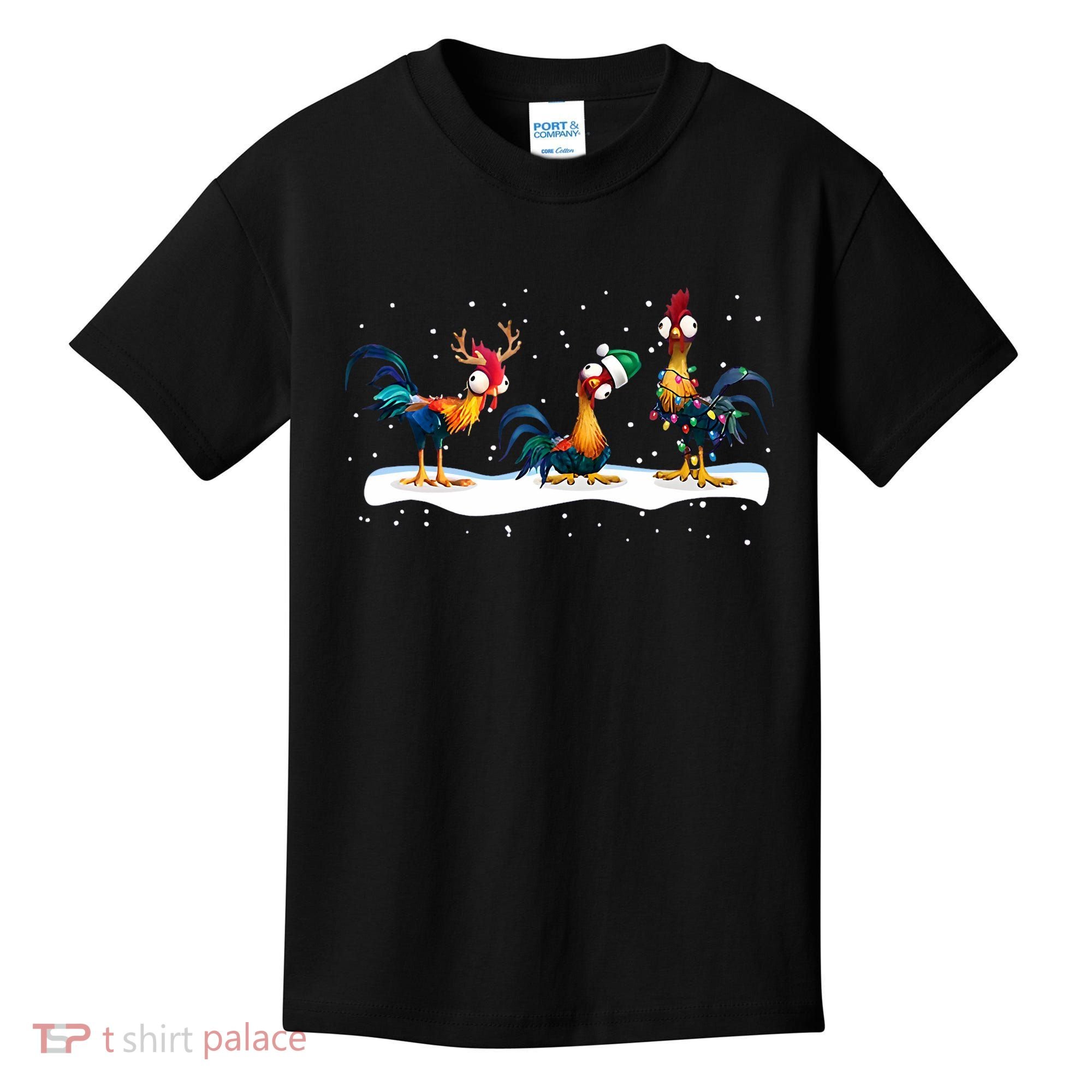 Hei Hei Chicken Christmas Kids T-Shirt