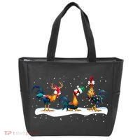 Hei Hei Chicken Christmas Tote Bag thumb 0