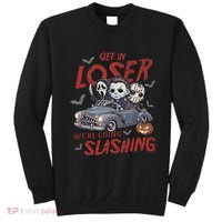 Horror Halloween Character Get In Loser WeRe Going Slashing Sweatshirt thumb 0
