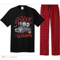 Horror Halloween Character Get In Loser WeRe Going Slashing Pajama Set thumb 0