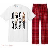 Halloween Horror Character Knife Scary Pajama Set thumb 0
