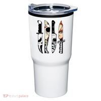 Halloween Horror Character Knife Scary Tumbler thumb 0