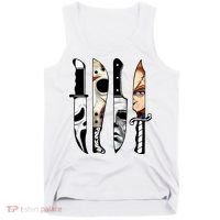 Halloween Horror Character Knife Scary Tank Top thumb 0