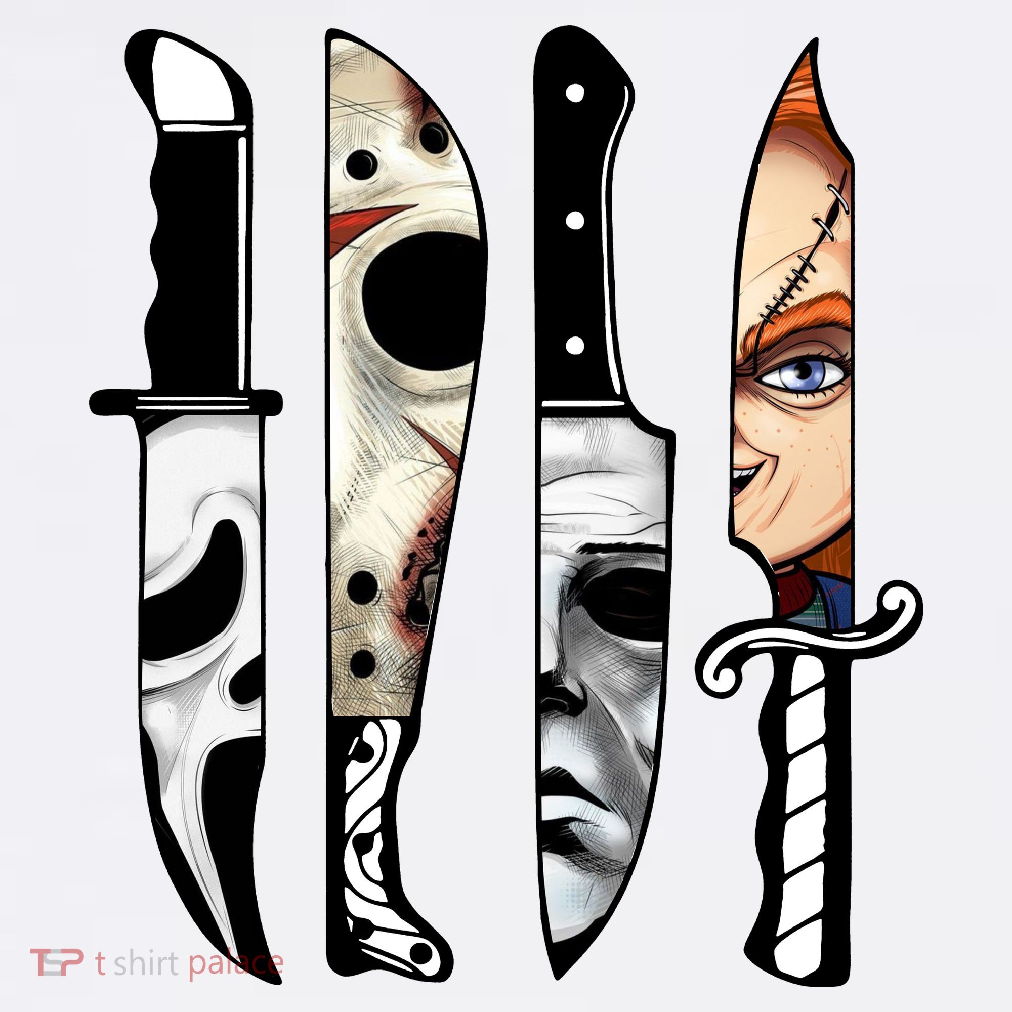 Halloween Horror Character Knife Scary Women's T-Shirt