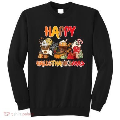 Happy Hallothanksmas Coffee Sweatshirt
