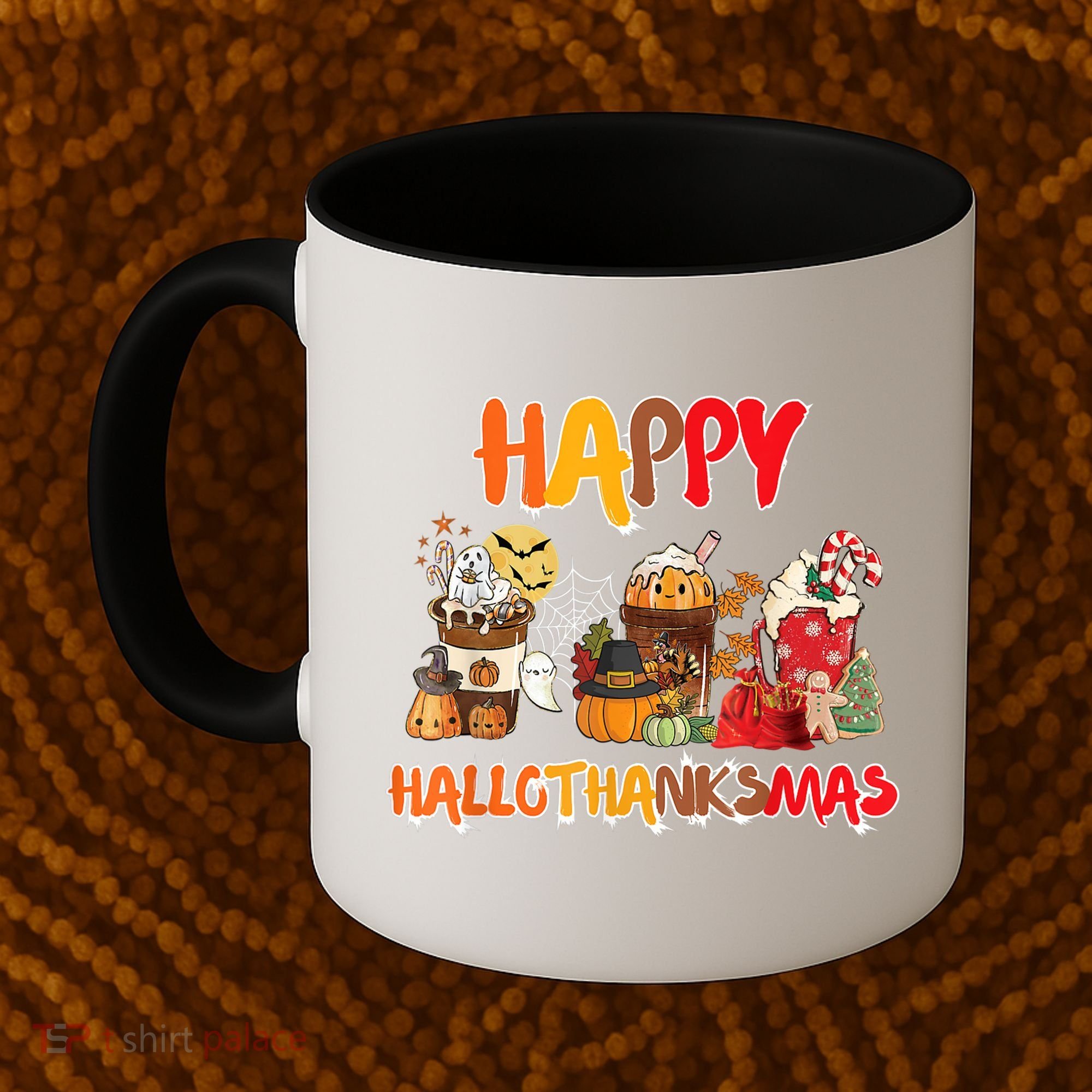 Happy Hallothanksmas Coffee Coffee Mug