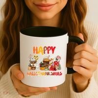 Happy Hallothanksmas Coffee Coffee Mug thumb 3