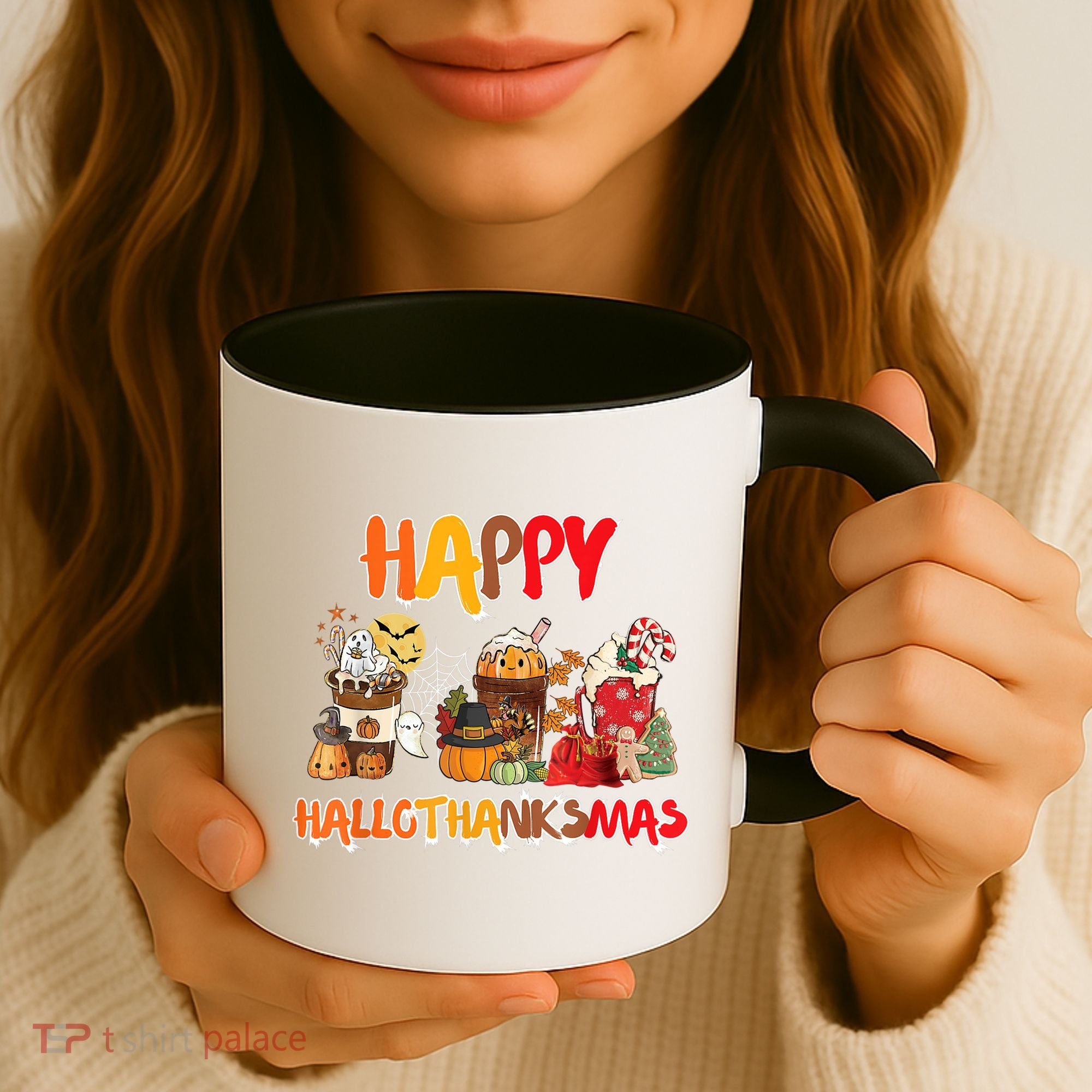 Happy Hallothanksmas Coffee Coffee Mug