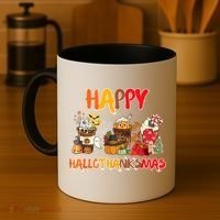 Happy Hallothanksmas Coffee Coffee Mug thumb 4