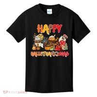 Happy Hallothanksmas Coffee Kids T-Shirt thumb 0
