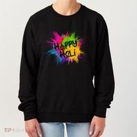 Happy Holi Celebrate Hindu Holiday Women's Sweatshirt thumb 0