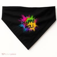 Happy Holi Celebrate Hindu Holiday USA-Made Doggie Bandana thumb 0