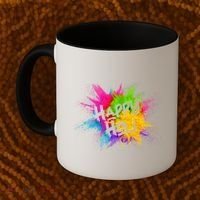 Happy Holi Celebrate Hindu Holiday Coffee Mug thumb 2