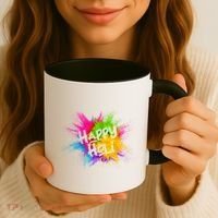 Happy Holi Celebrate Hindu Holiday Coffee Mug thumb 3