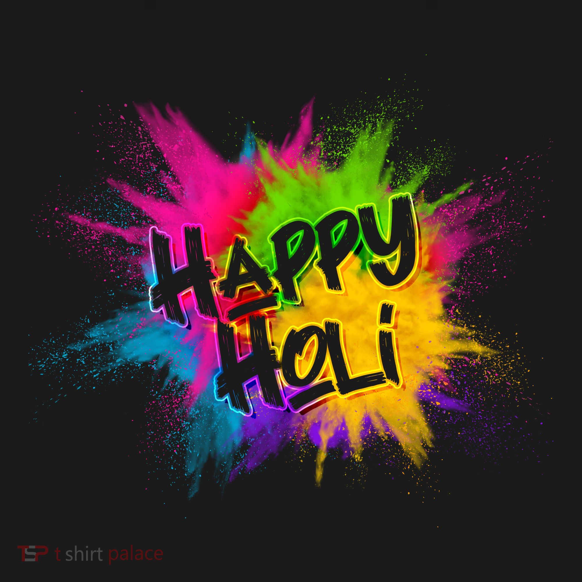 Happy Holi Celebrate Hindu Holiday Women's Hoodie