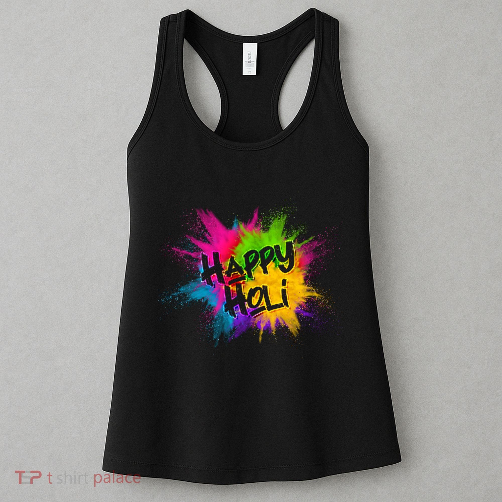 Happy Holi Celebrate Hindu Holiday Women's Tank Top