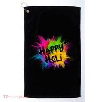 Happy Holi Celebrate Hindu Holiday Golf Towel thumb 0