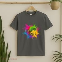 Happy Holi Celebrate Hindu Holiday T-Shirt thumb 2