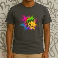 Happy Holi Celebrate Hindu Holiday T-Shirt thumb 3