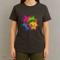 Happy Holi Celebrate Hindu Holiday T-Shirt thumb 4