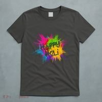 Happy Holi Celebrate Hindu Holiday T-Shirt thumb 5