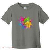 Happy Holi Celebrate Hindu Holiday Toddler T-Shirt thumb 0