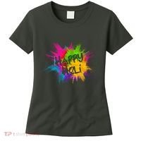 Happy Holi Celebrate Hindu Holiday Women's T-Shirt thumb 0
