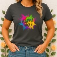 Happy Holi Celebrate Hindu Holiday Women's T-Shirt thumb 2