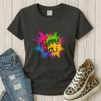 Happy Holi Celebrate Hindu Holiday Women's T-Shirt thumb 3