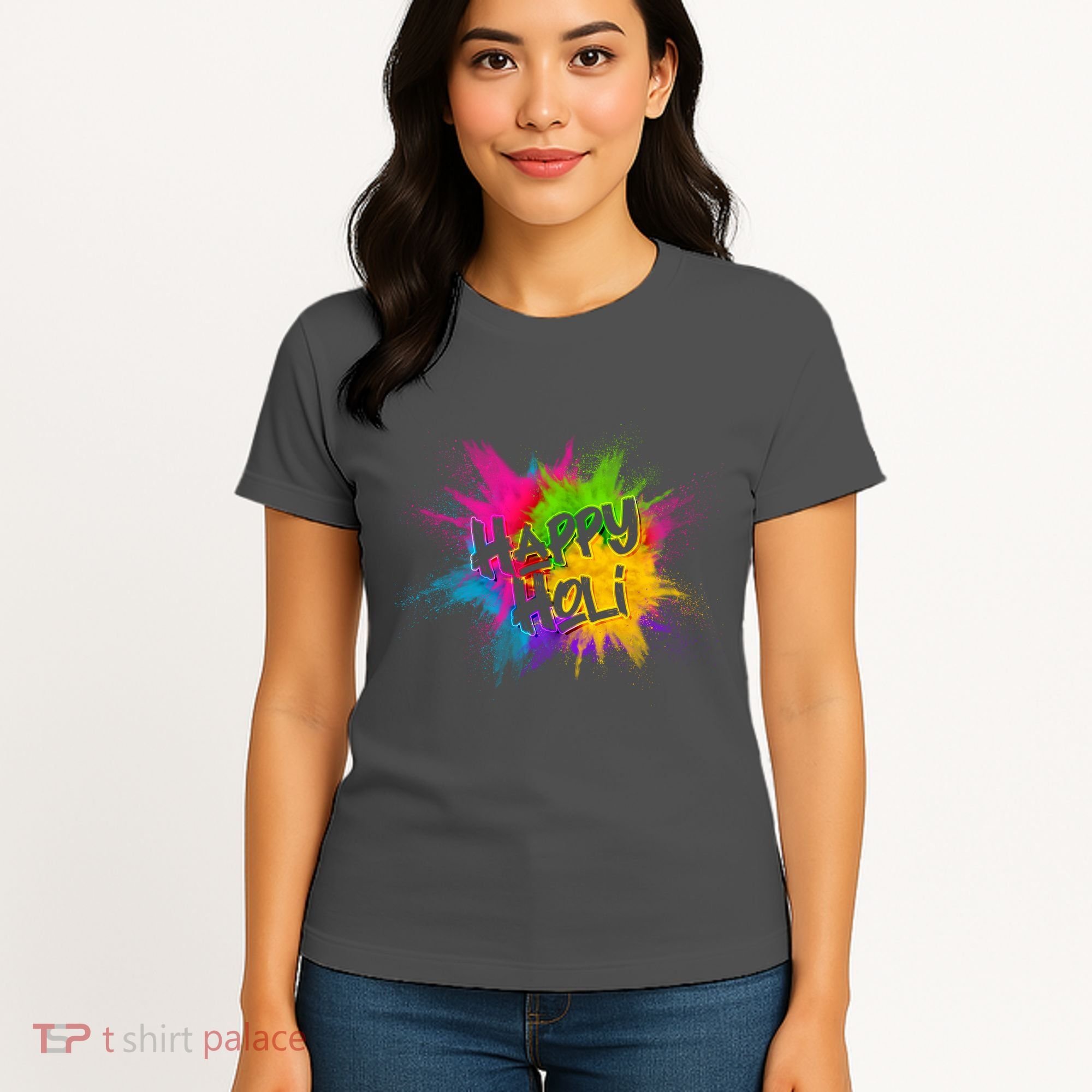 Happy Holi Celebrate Hindu Holiday Women's T-Shirt