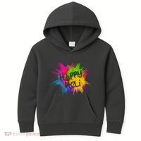 Happy Holi Celebrate Hindu Holiday Kids Hoodie thumb 0