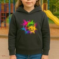 Happy Holi Celebrate Hindu Holiday Kids Hoodie thumb 3
