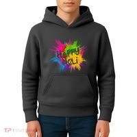 Happy Holi Celebrate Hindu Holiday Kids Hoodie thumb 4
