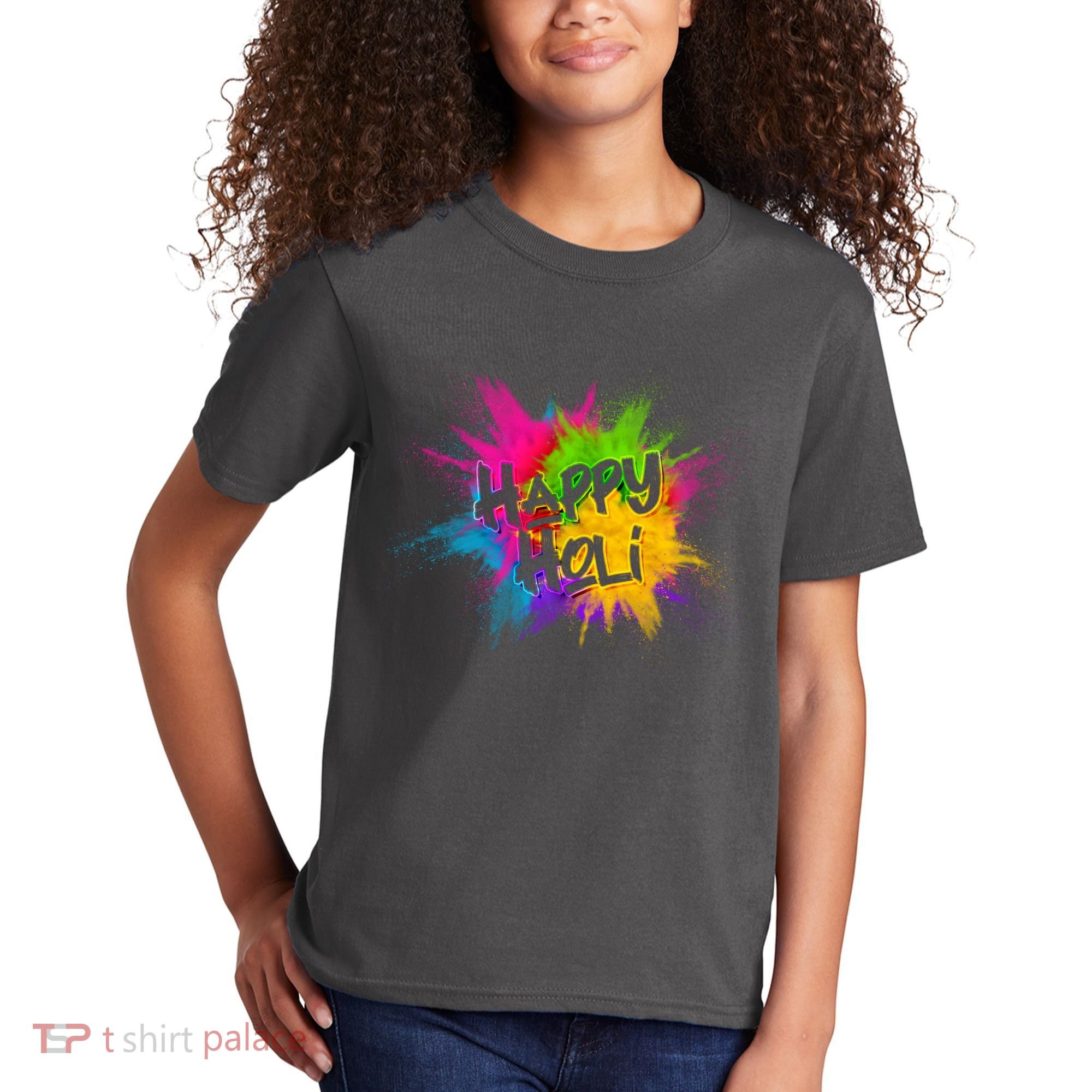 Happy Holi Celebrate Hindu Holiday Kids T-Shirt