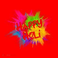 Happy Holi Celebrate Hindu Holiday Santa Hat thumb 1