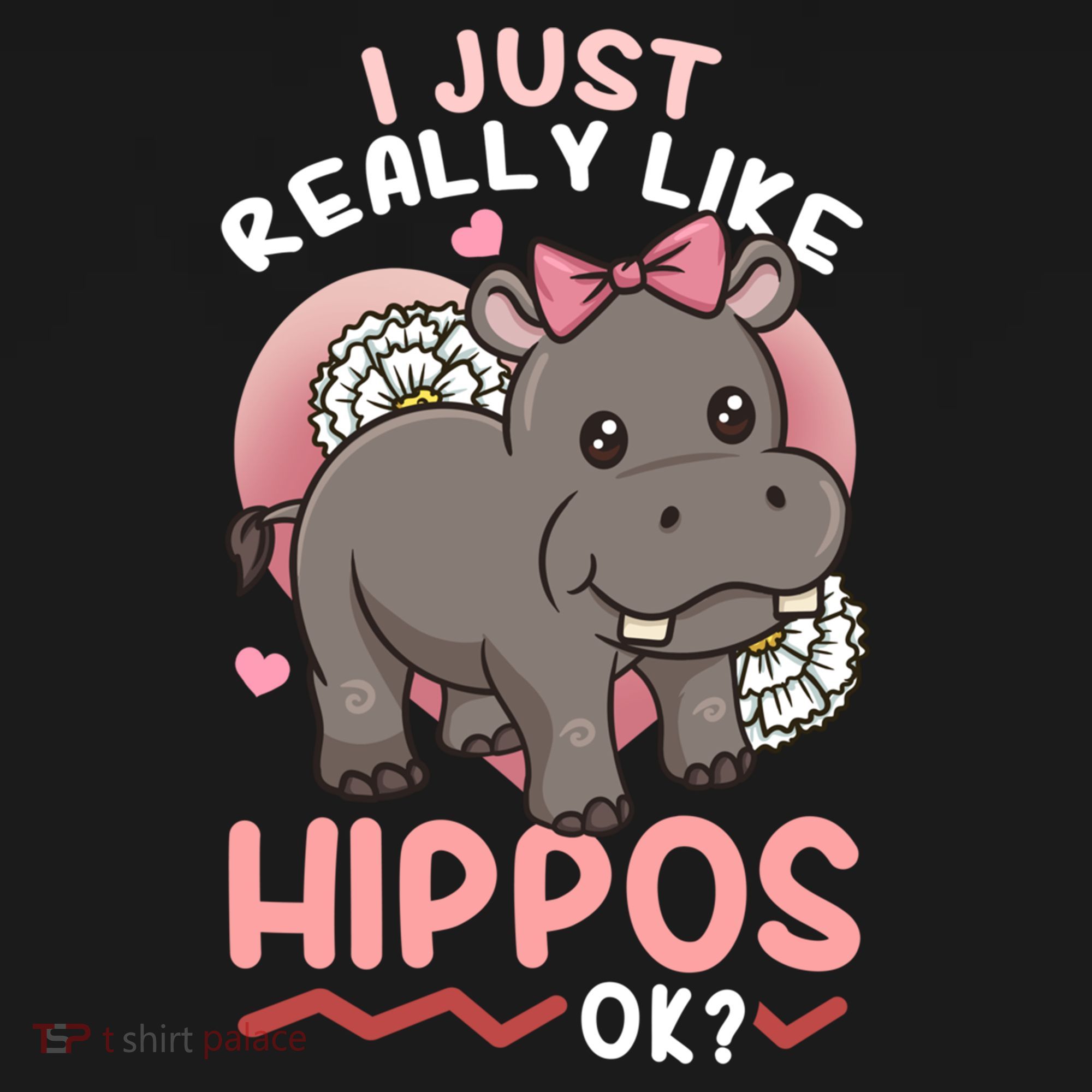 Hippo Hippopotamus Cool Gift USA-Made Doggie Bandana