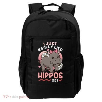 Hippo Hippopotamus Cool Gift Backpack