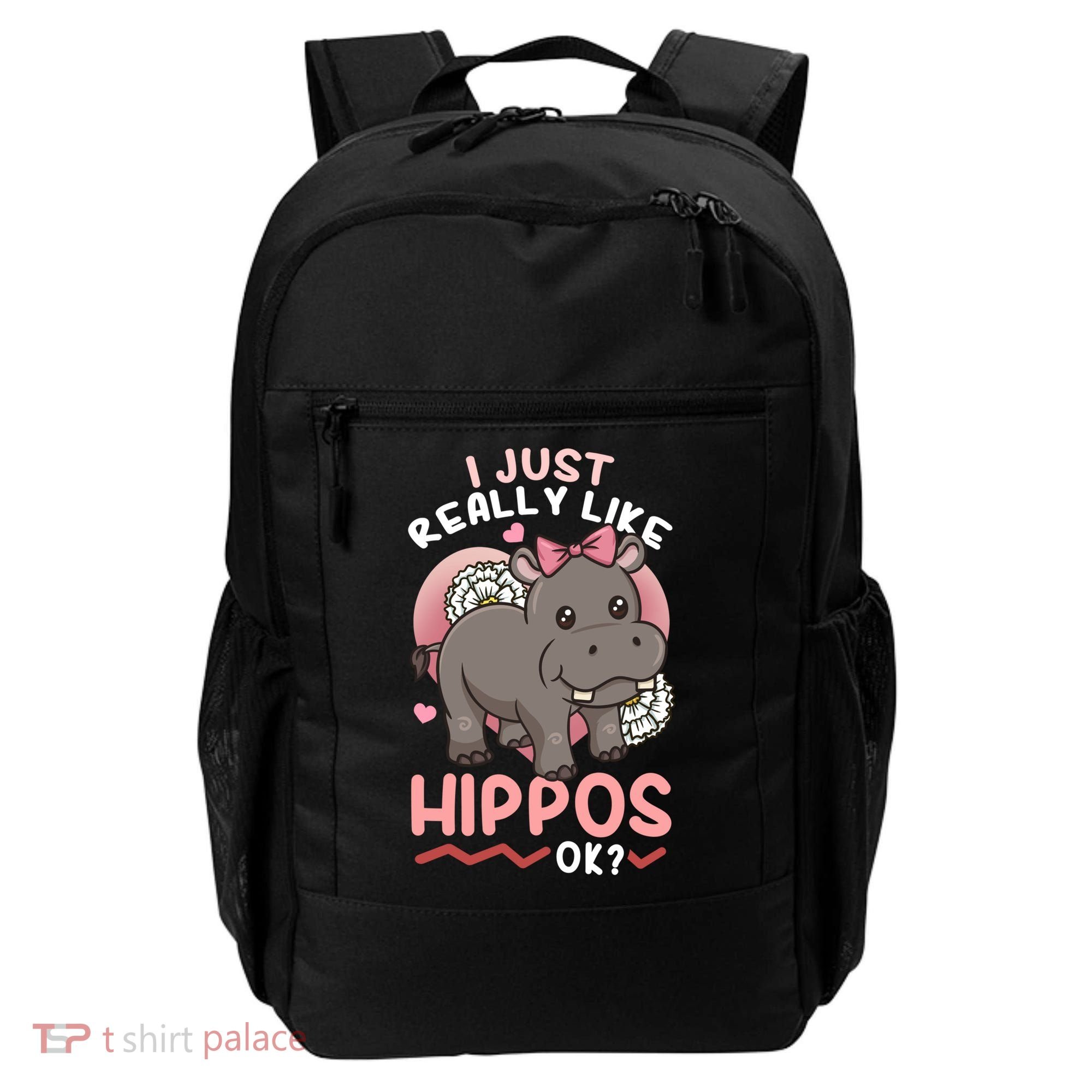 Hippo Hippopotamus Cool Gift Backpack